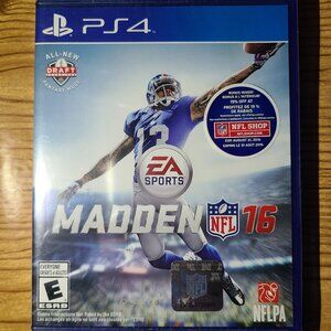 NFL Madden 16 Sony PS4 Game (NEW)